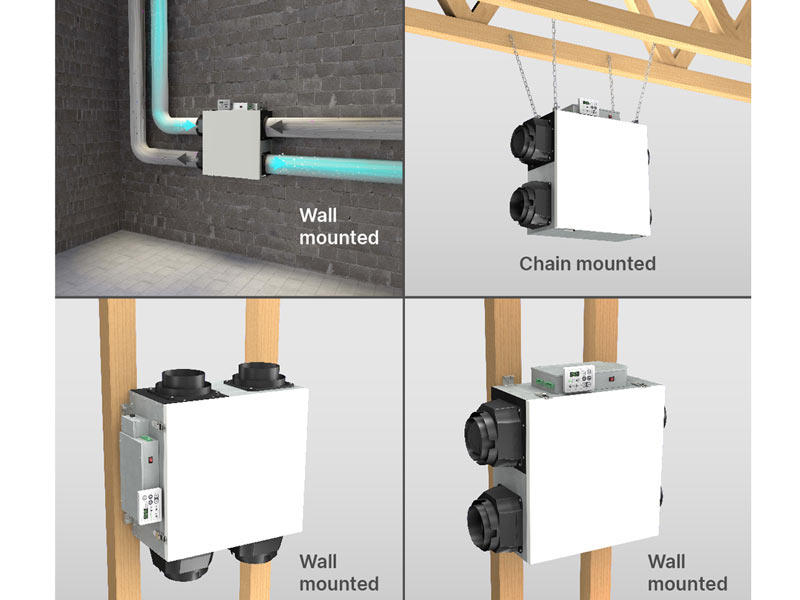 VEB165S, installation options