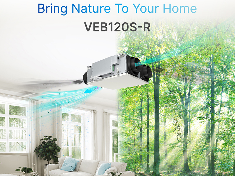 VEB120S-R, Energy Recovery Ventilator (ERV)