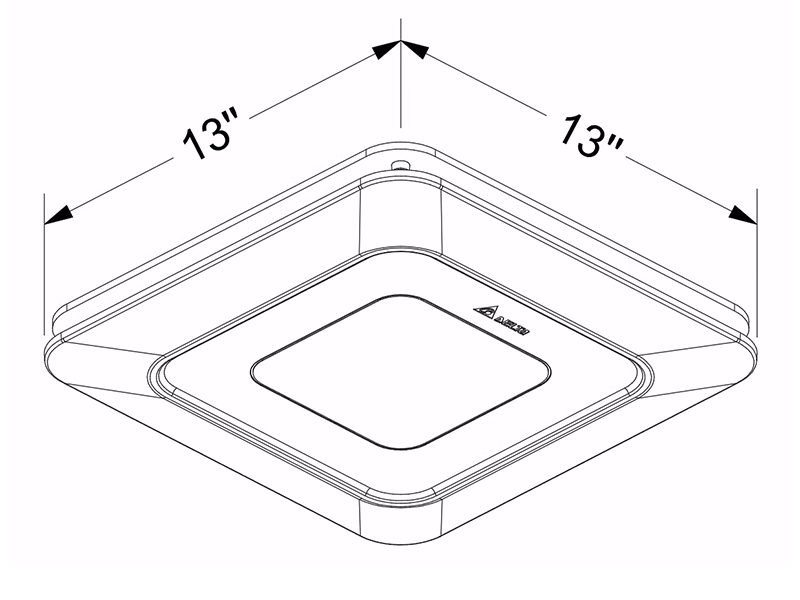 SLM50-100D grille dimension