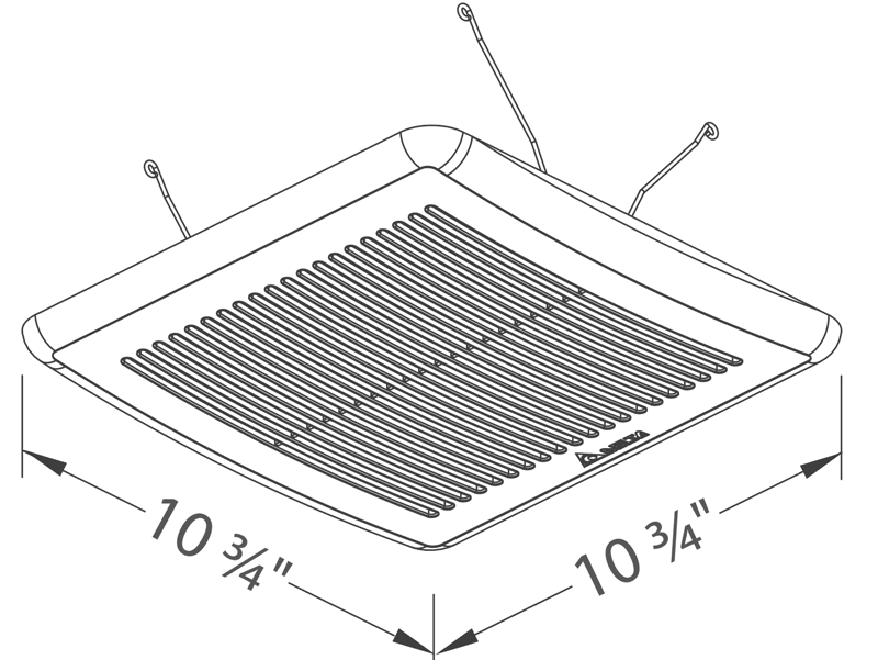 ELT80-110H drawing grille