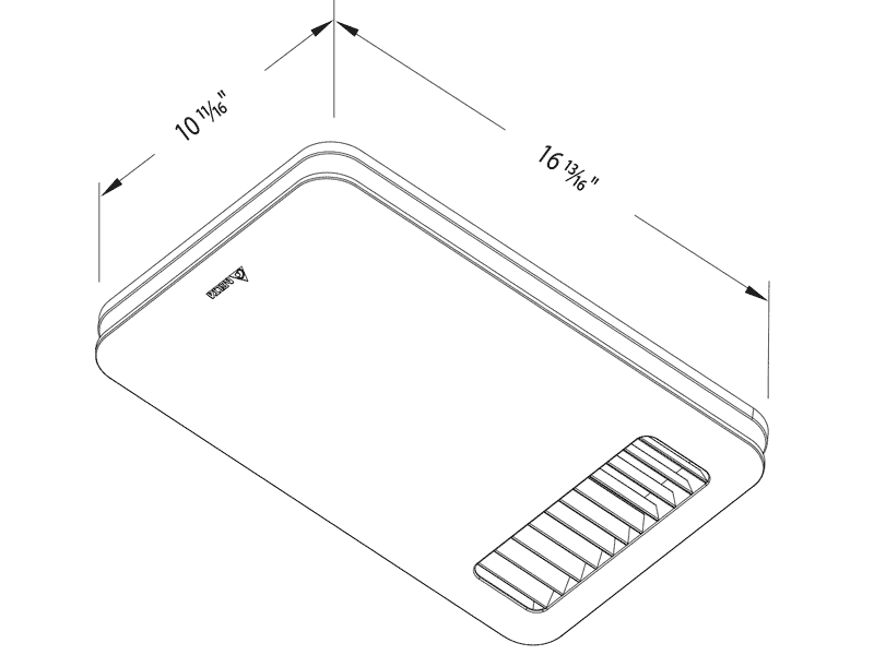 RAD80-DGL drawing grille