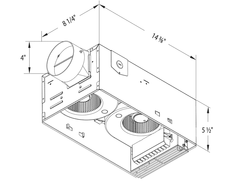 RAD80-DGL drawing housing