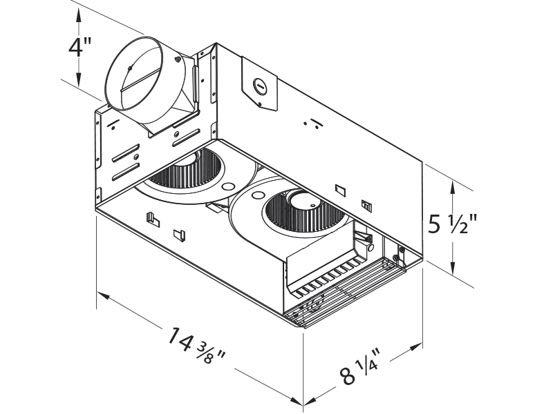 80F-HEATER drawing housing
