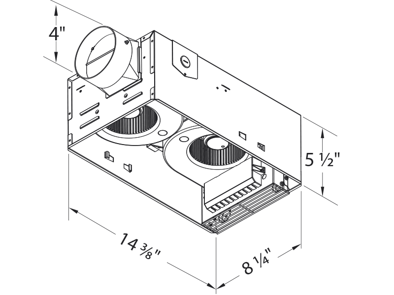 RAD80 drawing housing