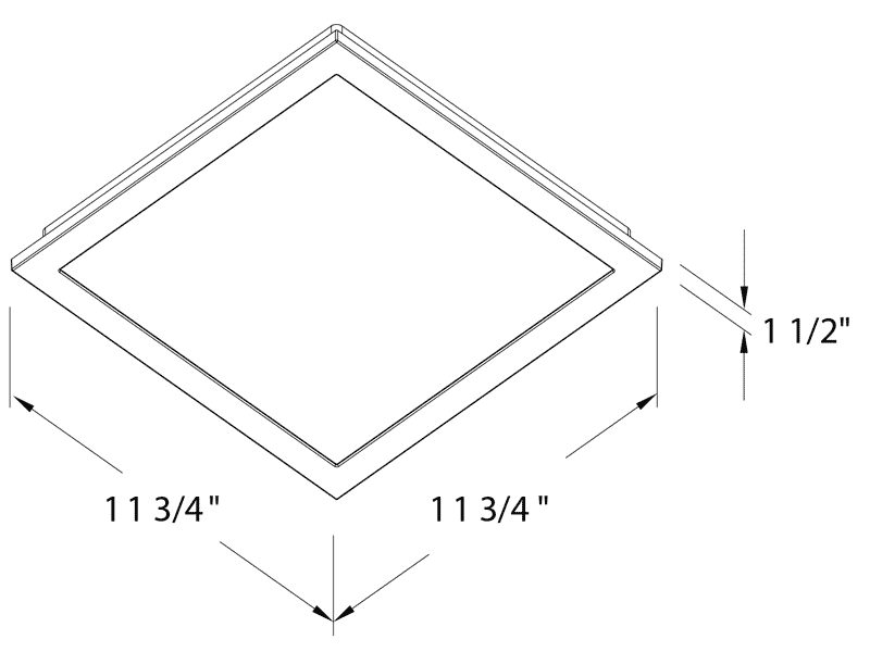 SIG80-110ELED drawing grille