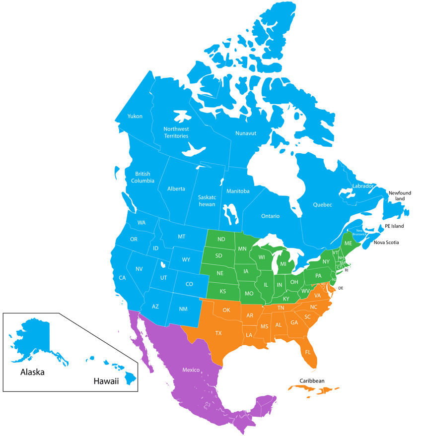 US map