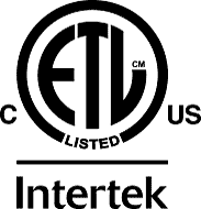 cETLus logo, Intertek
