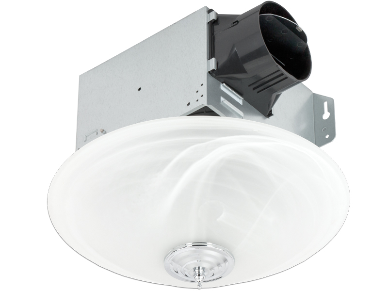 Delta Bathroom Exhaust Vent Fan 100 CFM Cailing Dimmable LED Light GBR100LED