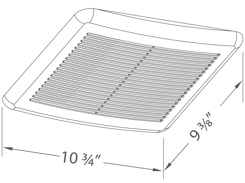 VFB080B4A1-LVDC drawing grille