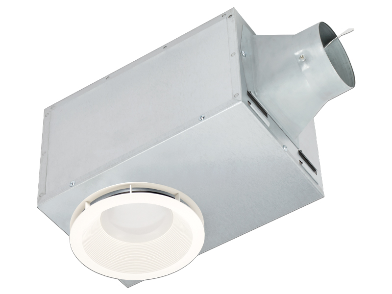 DEL REC80LED 80 CFM RECESSED FAN/LEDLIGHT & NIGHT LIGHT 15.6 W 1.5 SONES