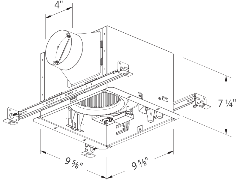 110LED-ADJ housing