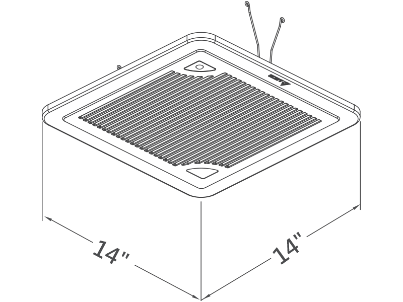 SMT130M drawing grille